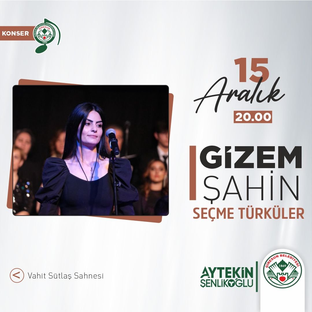 Seçme Türküler (Solist: Gizem ŞAHİN)